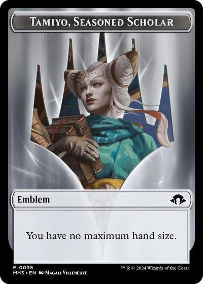 Emblem - Tamiyo, Seasoned Scholar (35) (MH3)