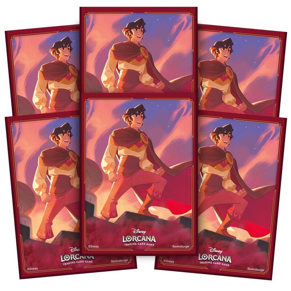 Disney Lorcana Card Sleeves - Aladdin - Heroic Outlaw (65-Pack) - Ravensburger Card Sleeves (RCS)