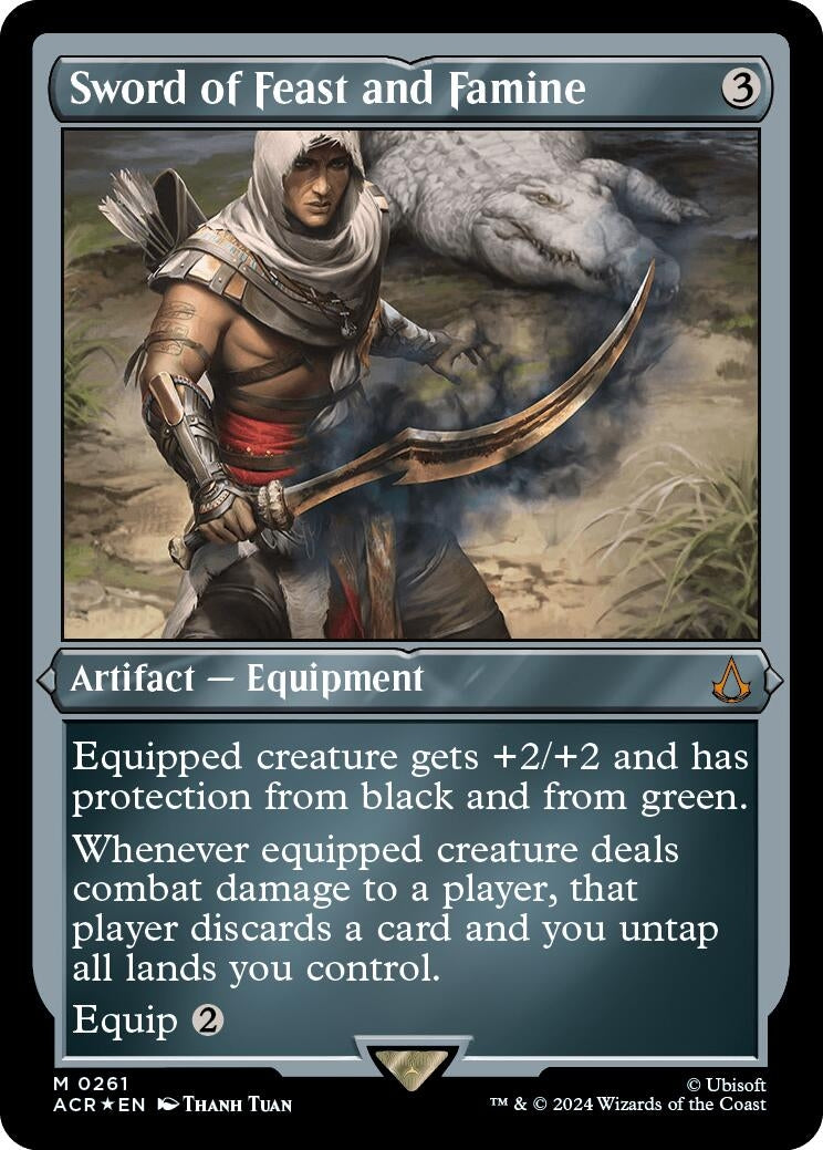 Sword of Feast and Famine (Foil Etched) (261) (ACR)