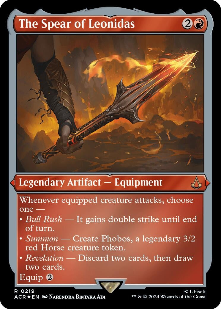 The Spear of Leonidas (Foil Etched) (219) (ACR)