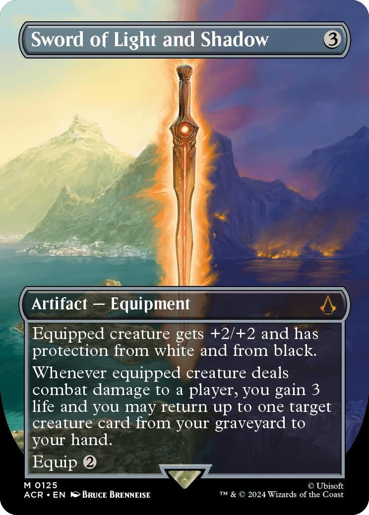 Sword of Light and Shadow (Borderless) (125) (ACR)