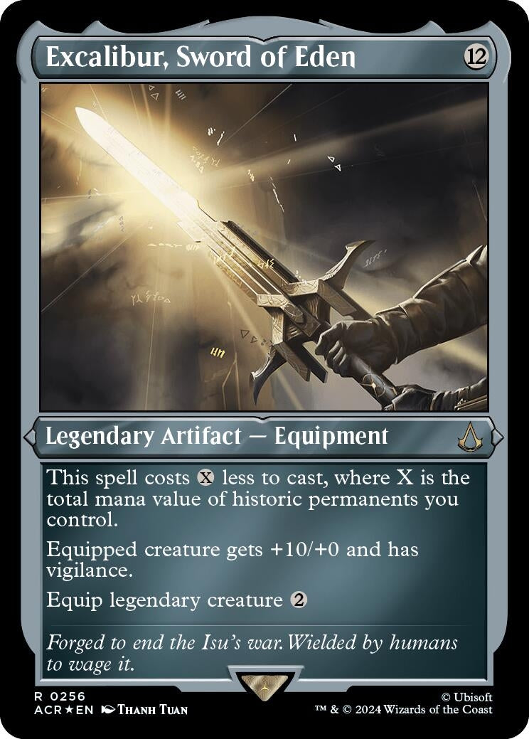Excalibur, Sword of Eden (Foil Etched) (256) (ACR)