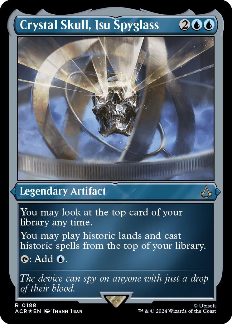 Crystal Skull, Isu Spyglass (Foil Etched) (188) (ACR)