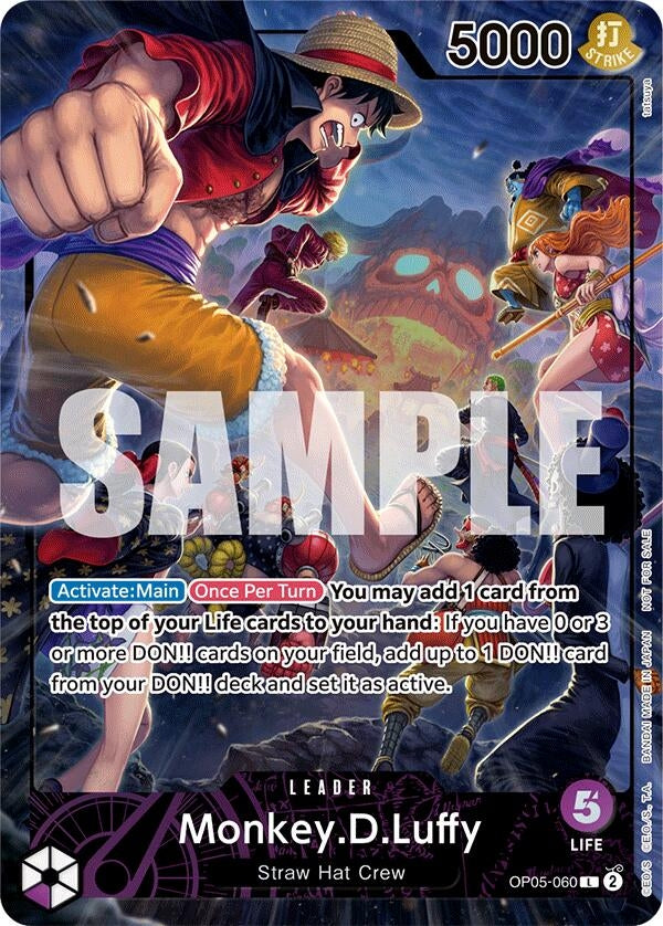 Monkey.D.Luffy (PSA Magazine) (OP05-060) (OP-PR)