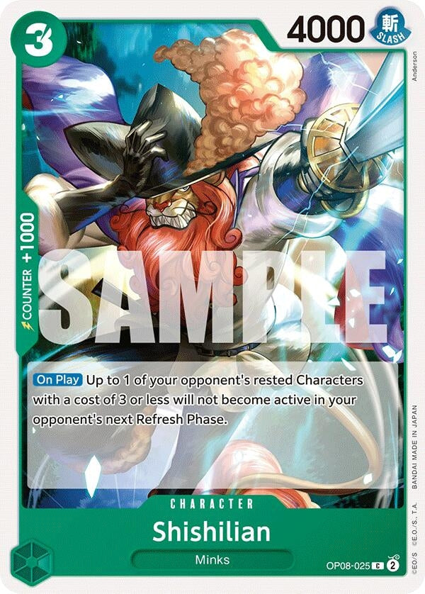 Image for Shishilian (OP08-025) (OP08) - One Piece Card Game