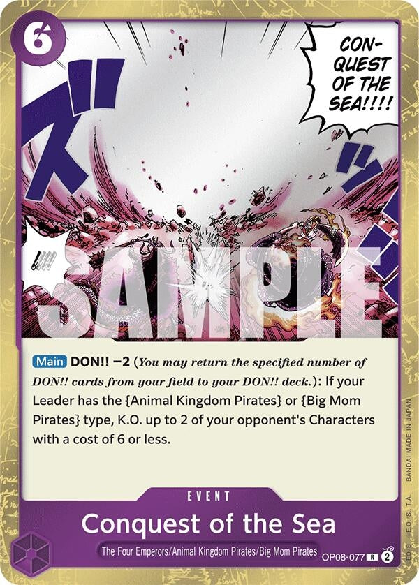 Image for Conquest of the Sea (OP08-077) (OP08) - One Piece Card Game