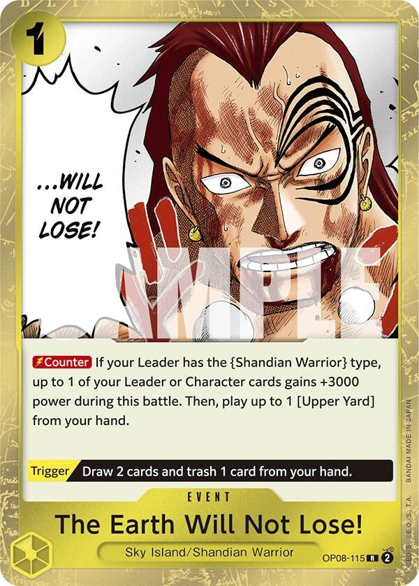 The Earth Will Not Lose! (OP08-115) (OP08)