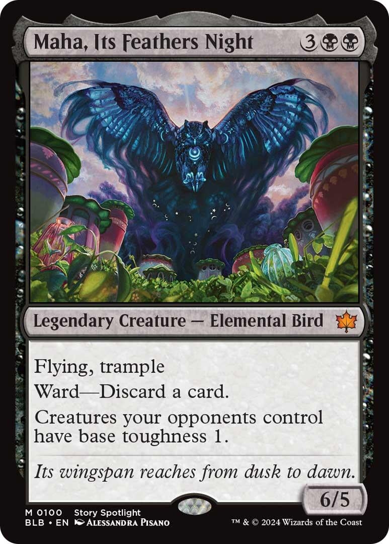 Maha, Its Feathers Night (100) (BLB)