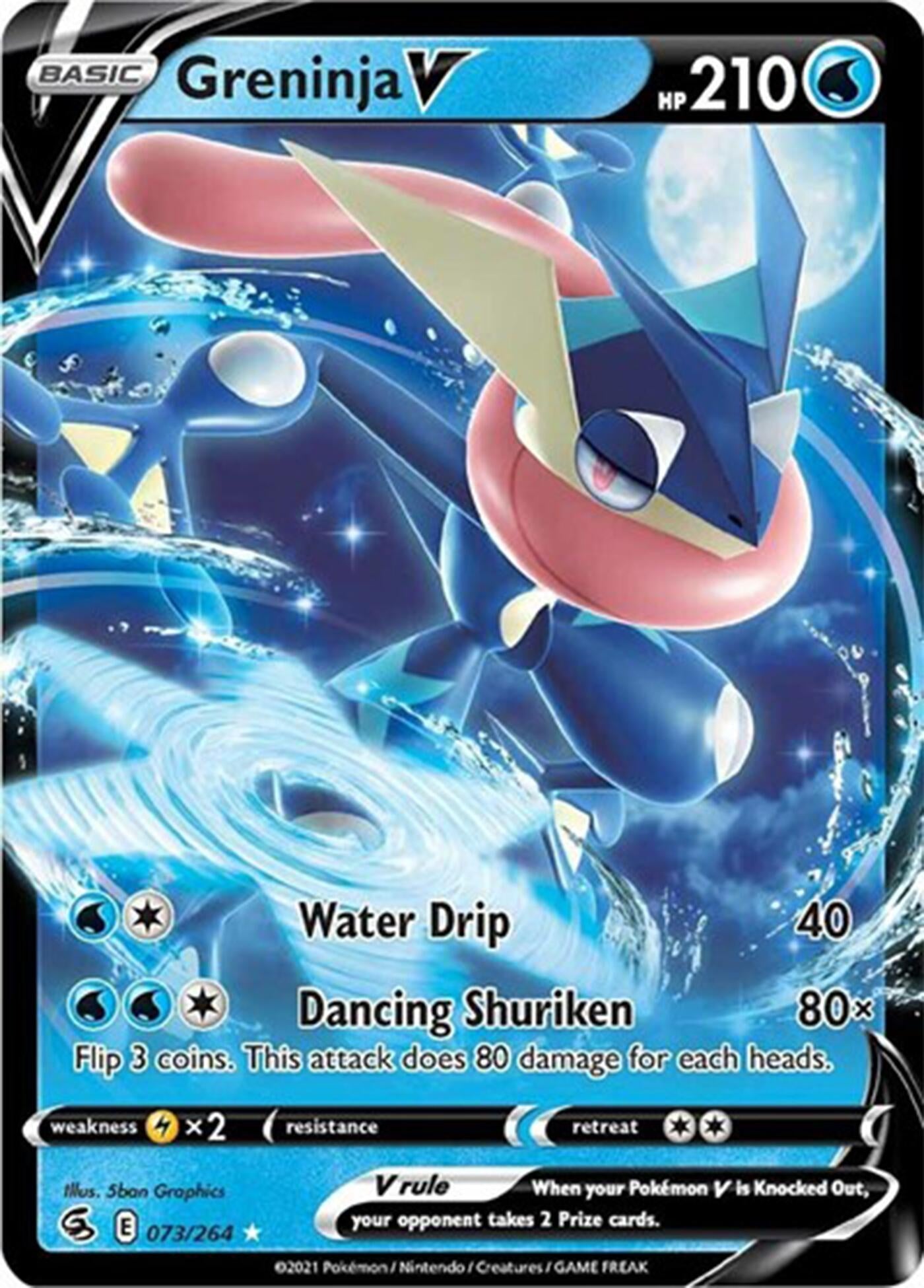 Greninja V - 073/264 (Non-Holo) (073/264) (PR)