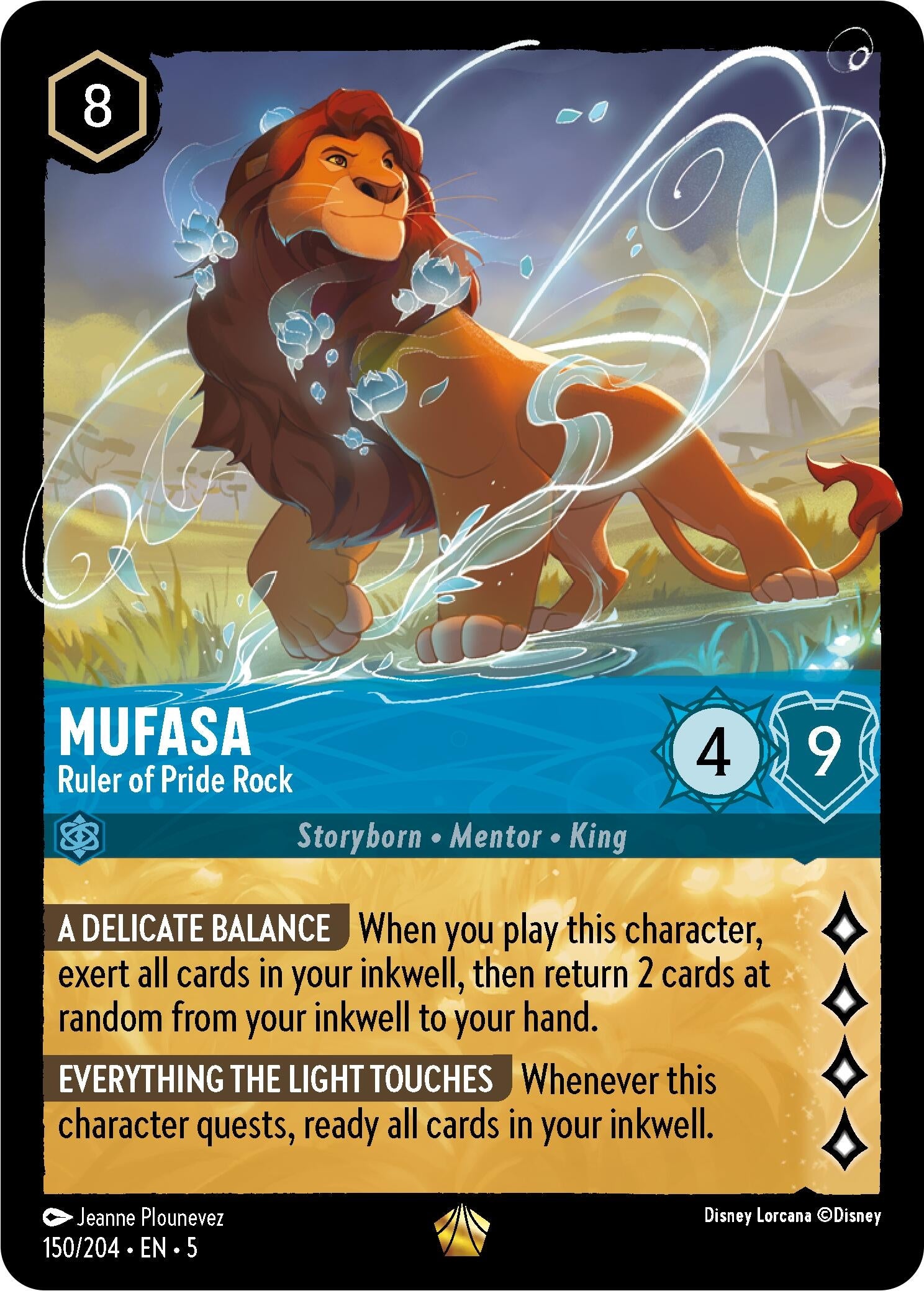 Mufasa - Ruler of Pride Rock (150/204) (5)