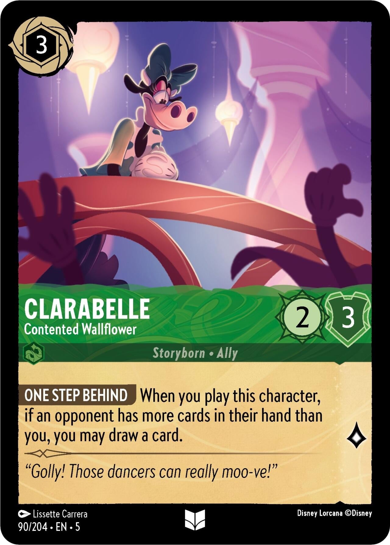 Clarabelle - Contented Wallflower (90/204) (5)