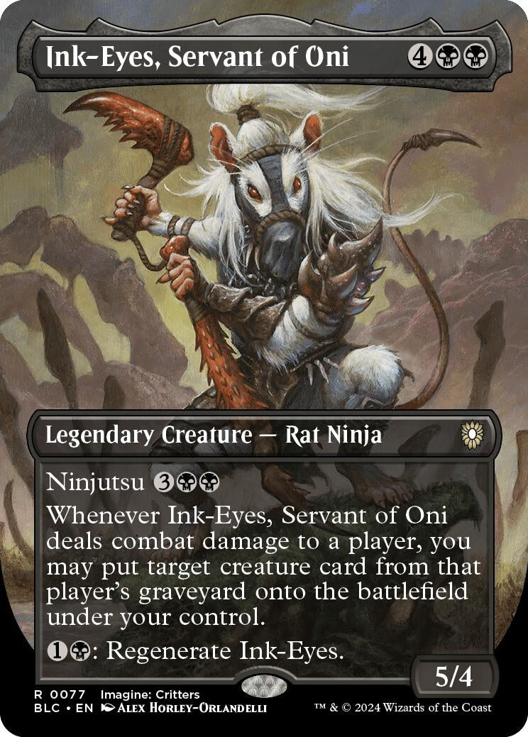 Ink-Eyes, Servant of Oni (Borderless) (77) (BLC)