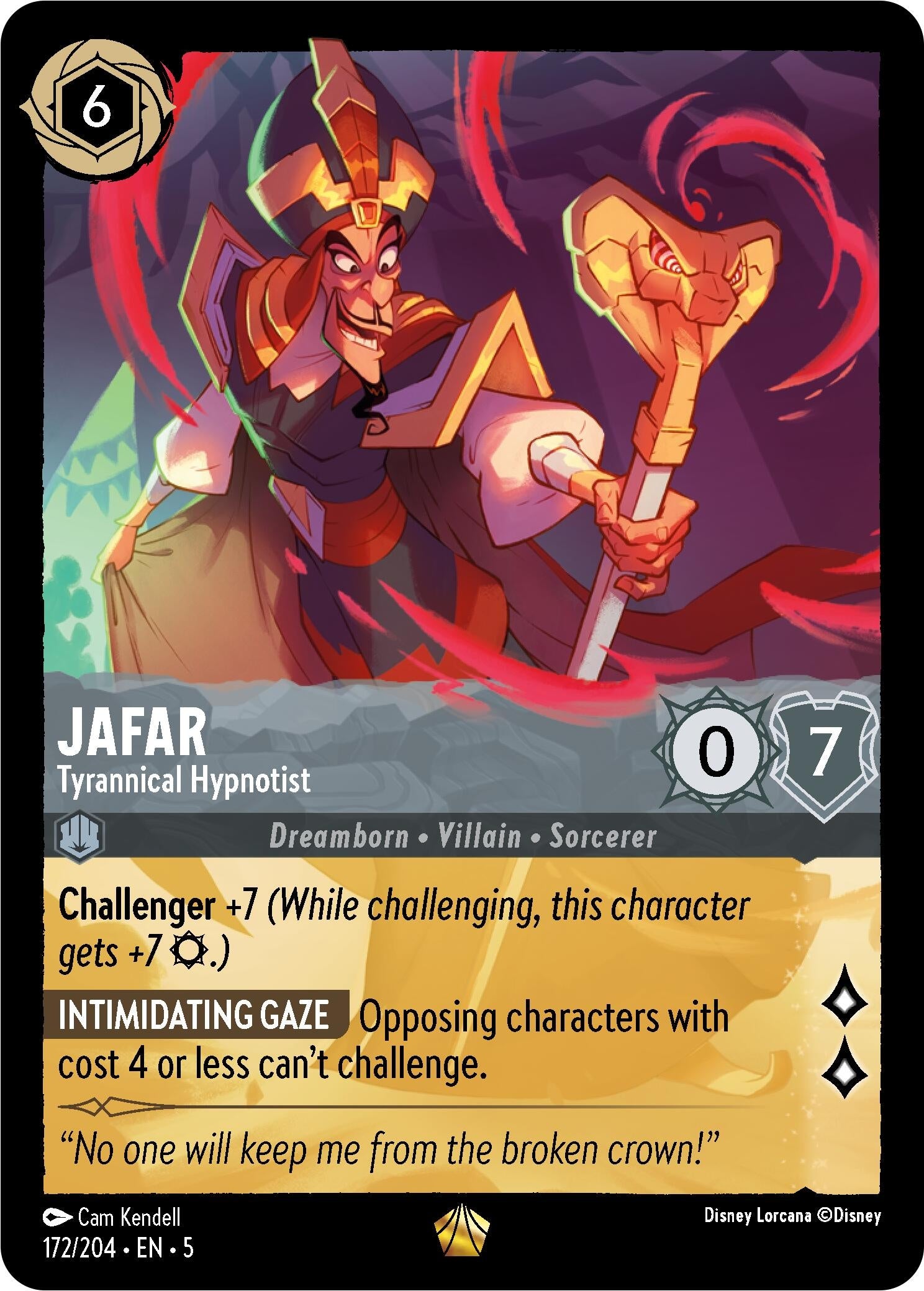 Jafar - Tyrannical Hypnotist (172/204) (5)