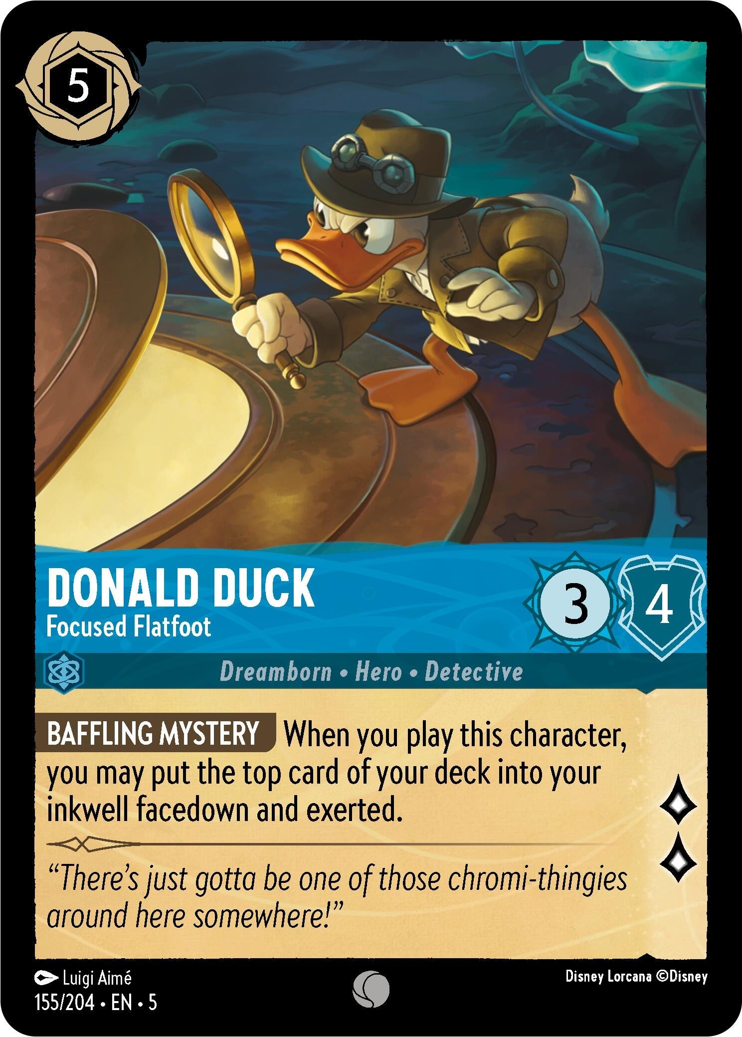 Donald Duck - Focused Flatfoot (155/204) (5)