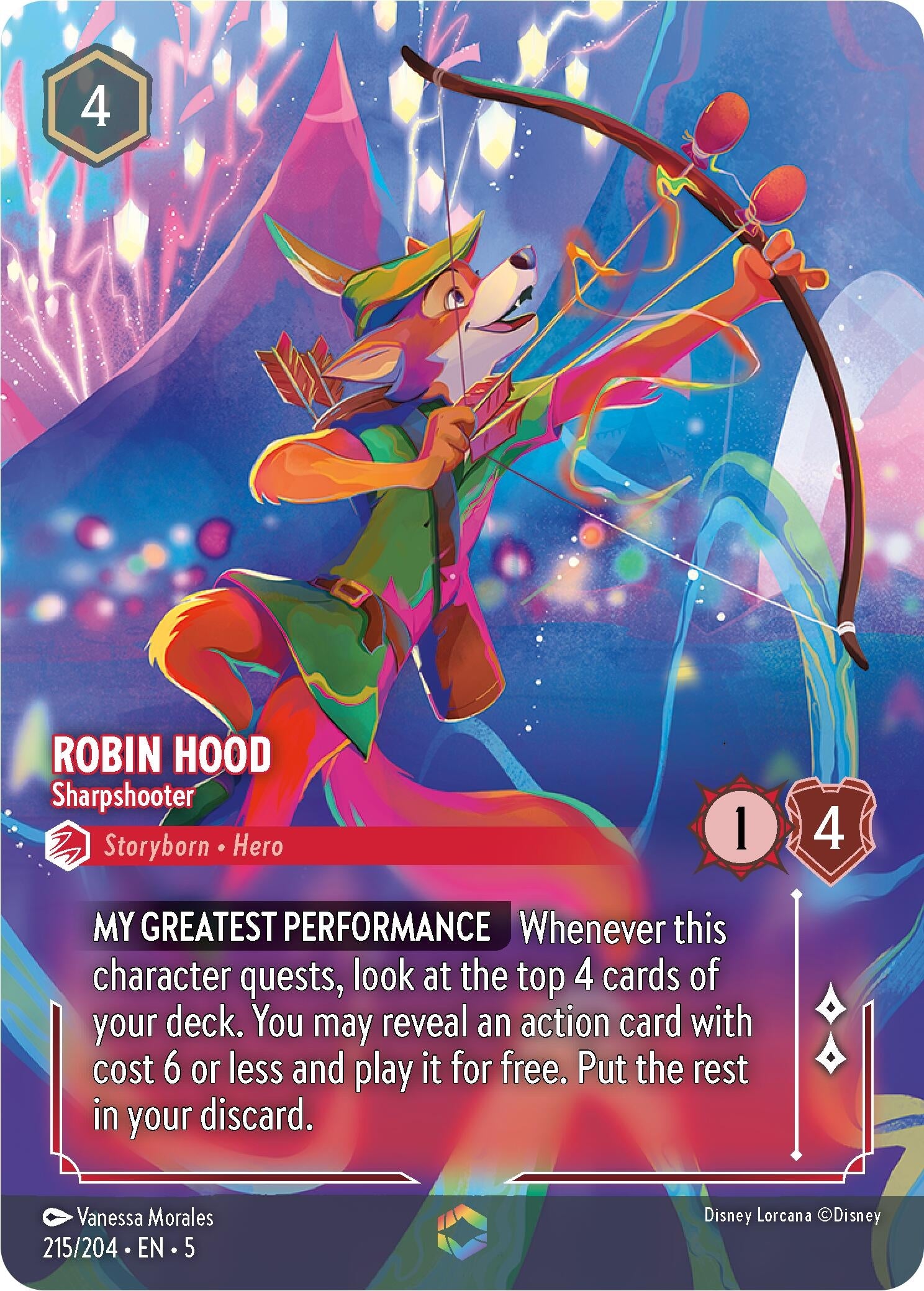 Robin Hood - Sharpshooter (Enchanted) (215/204) (5)