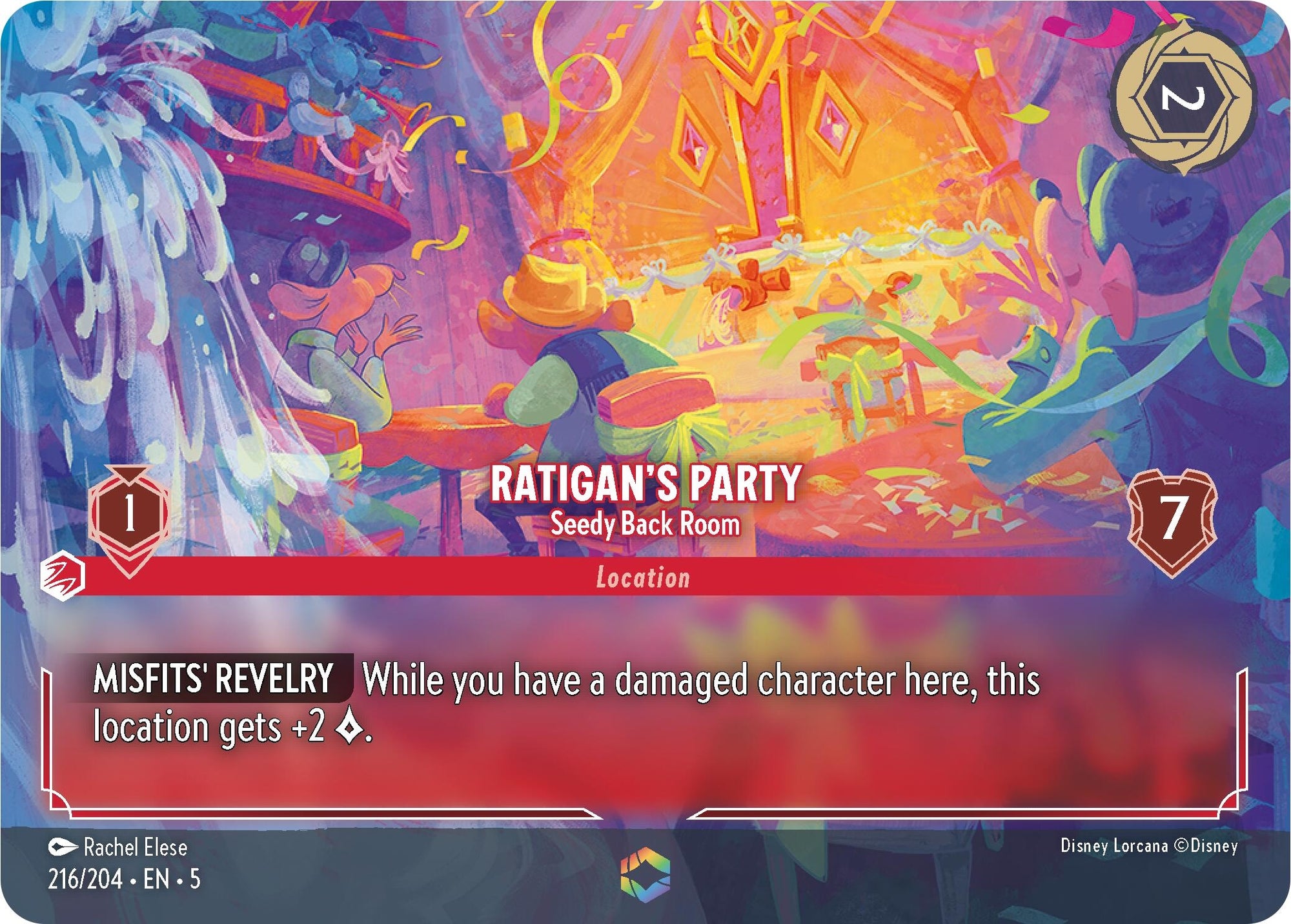Ratigan's Party - Seedy Back Room (Enchanted) (216/204) (5)