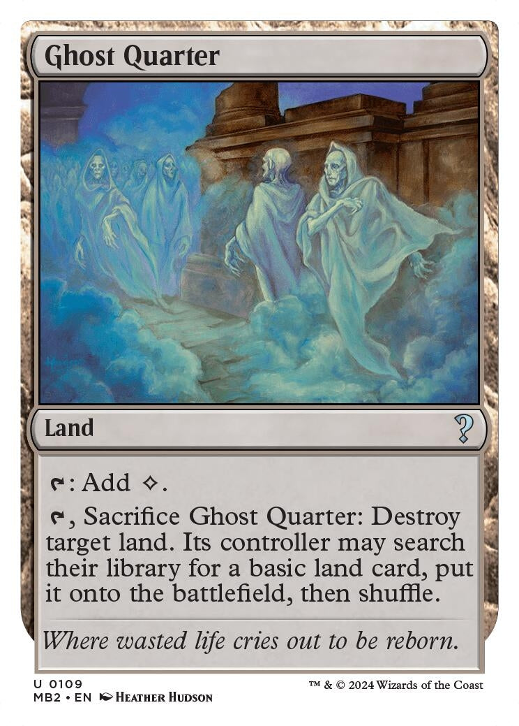 Ghost Quarter (White Border) (109) (MB2)