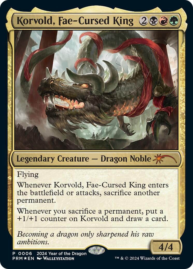 Korvold, Fae-Cursed King (Year of the Dragon 2024) (6) (SSP)