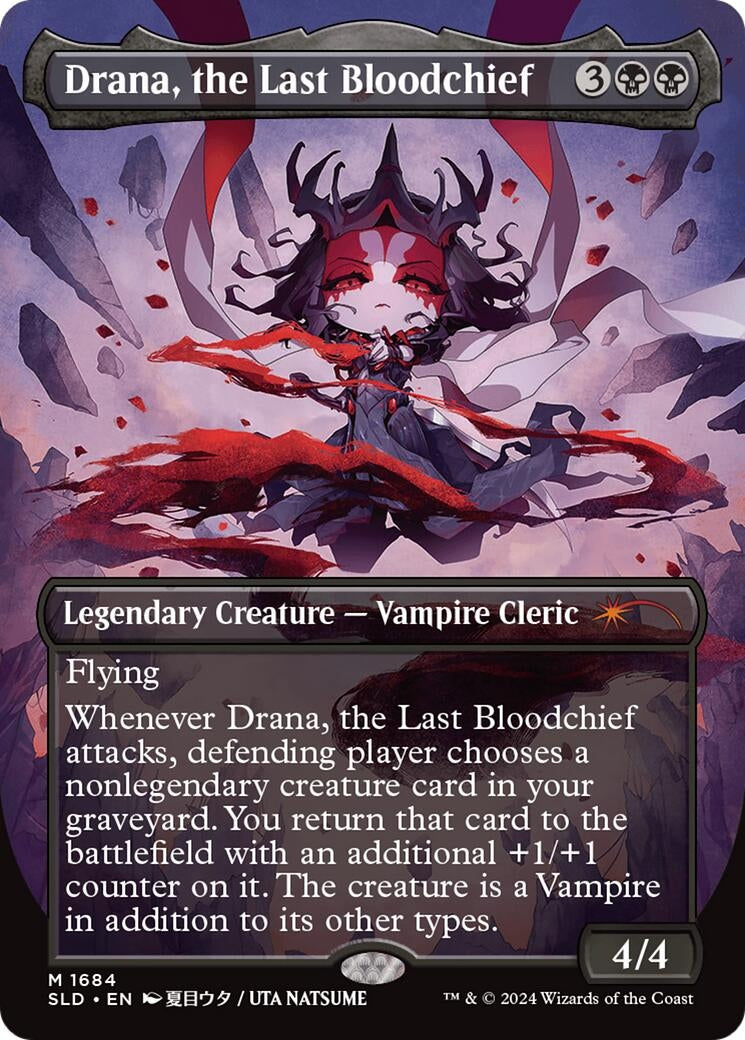 Drana, the Last Bloodchief (Rainbow Foil) (1684) (SLD)