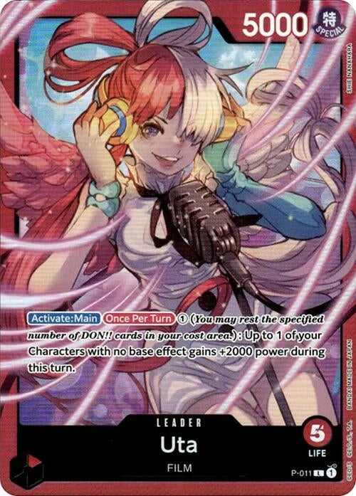 Image for Uta - P-011 (Premium Card Collection -Uta-) (P-011) (OP-PR) - One Piece Card Game