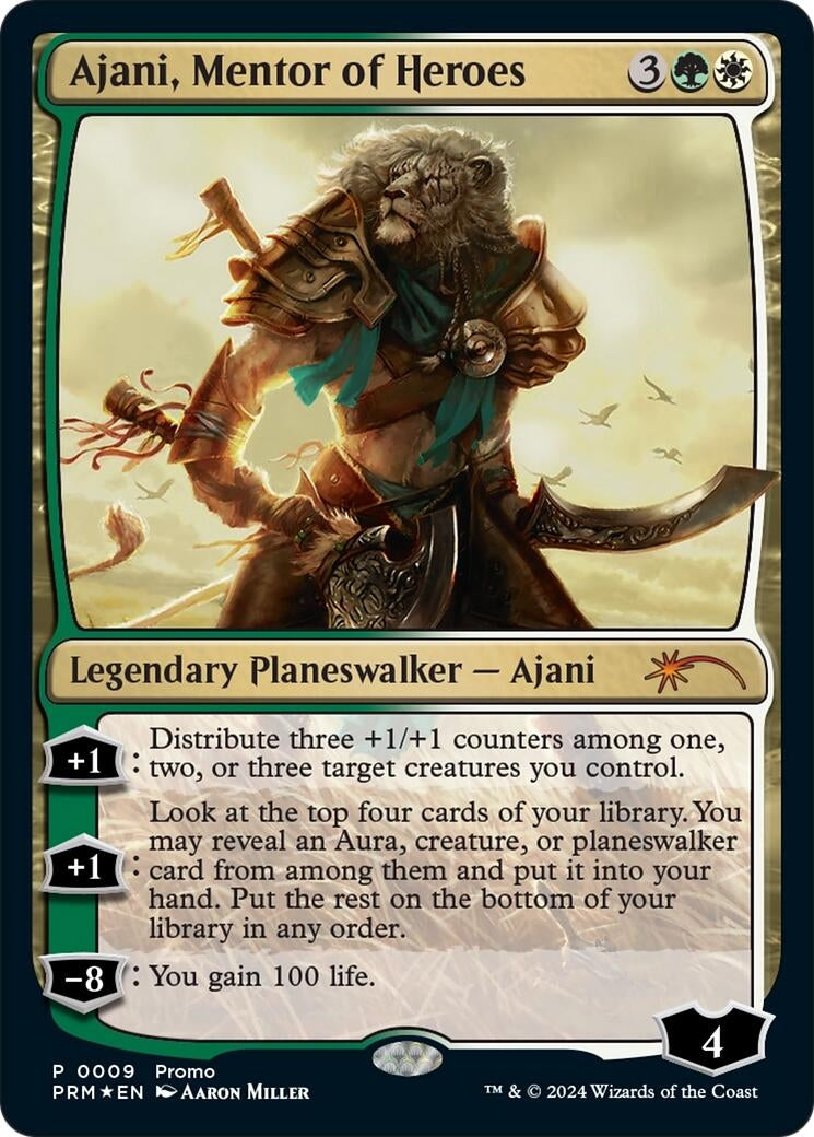 Ajani, Mentor of Heroes (Deluxe Commander Kit) (9) (UMP)