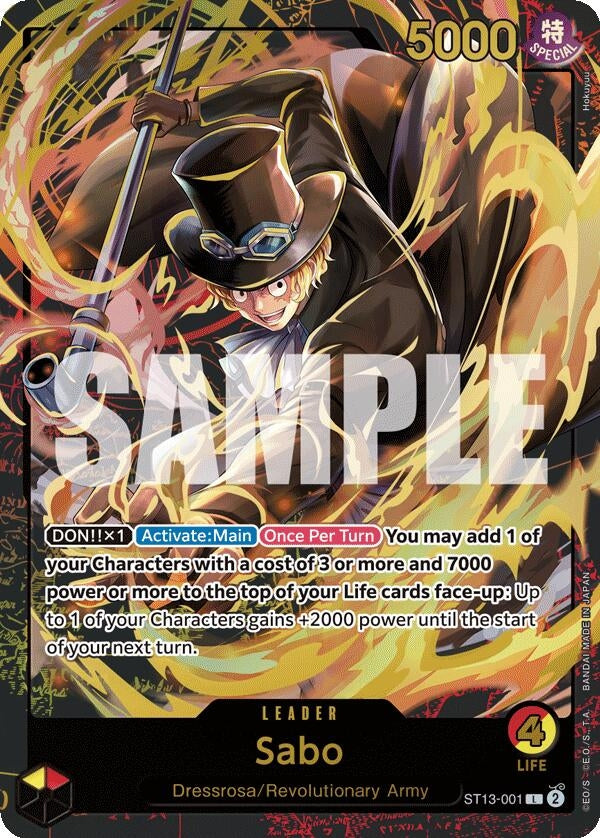 Sabo (Premium Card Collection -Leader Collection-) (ST13-001) (OP-PR)