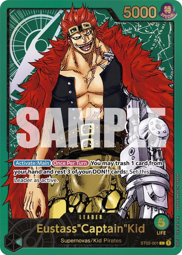 Eustass"Captain"Kid (Premium Card Collection -Leader Collection-) (ST02-001) (OP-PR)