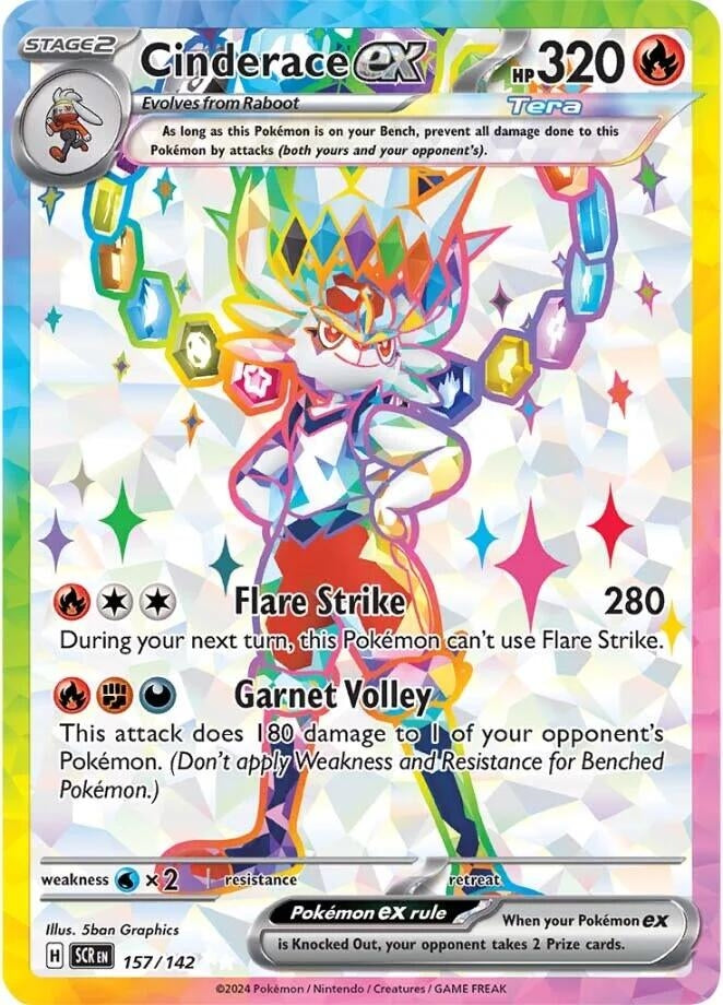 Cinderace ex (157/142) (SCR)