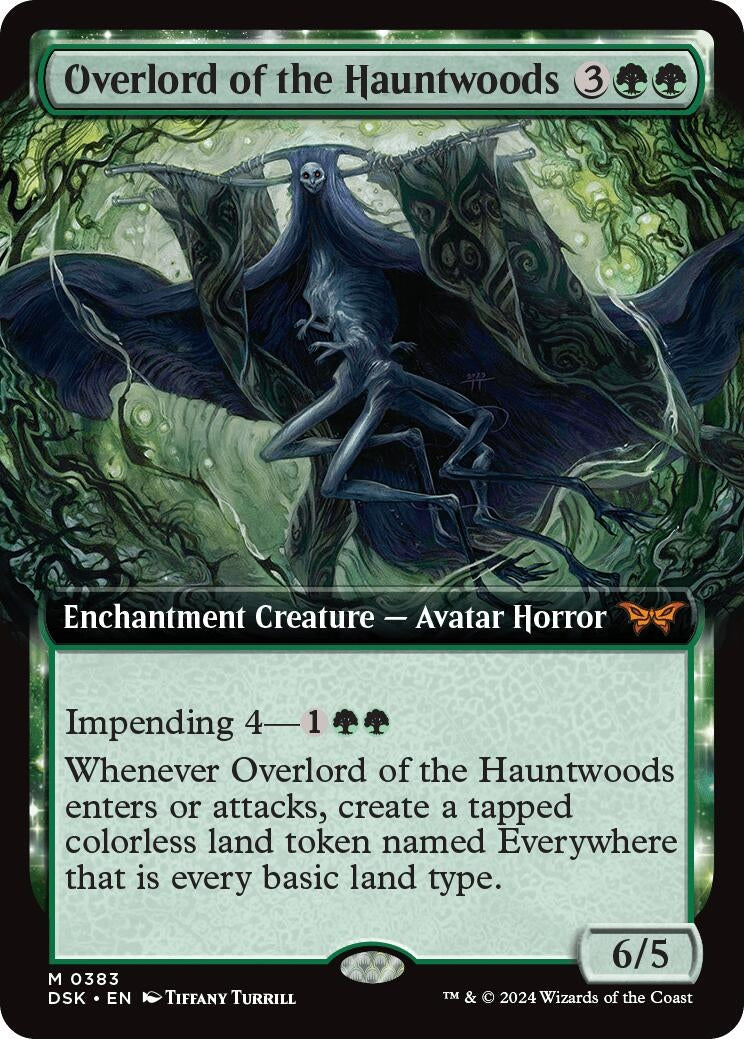 Overlord of the Hauntwoods (Extended Art) (383) (DSK)