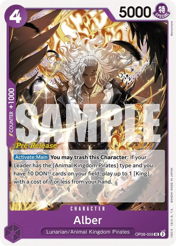 Image for Alber (OP08-059) (OP08 PRE) - One Piece Card Game
