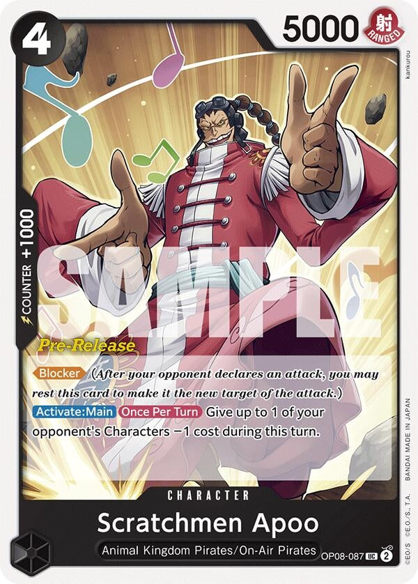 Scratchmen Apoo (OP08-087) (OP08 PRE)