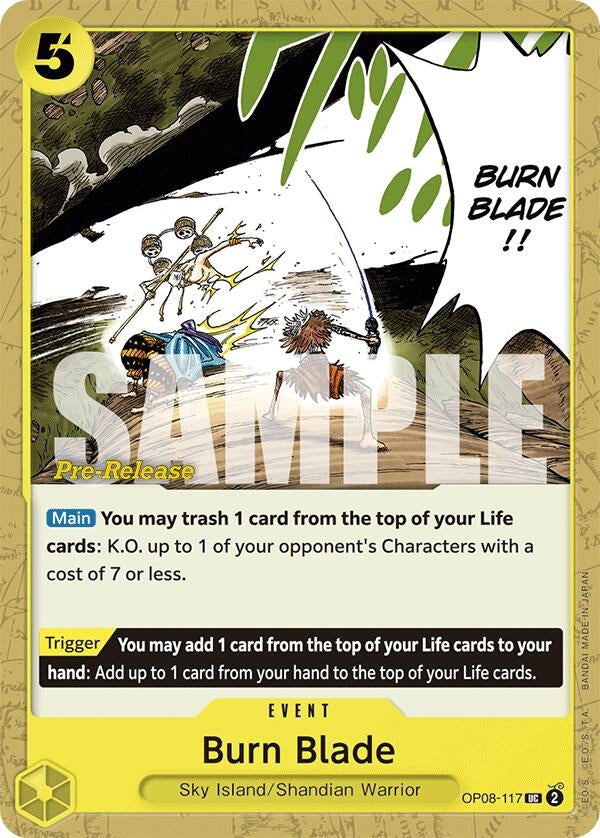 Burn Blade (OP08-117) (OP08 PRE)