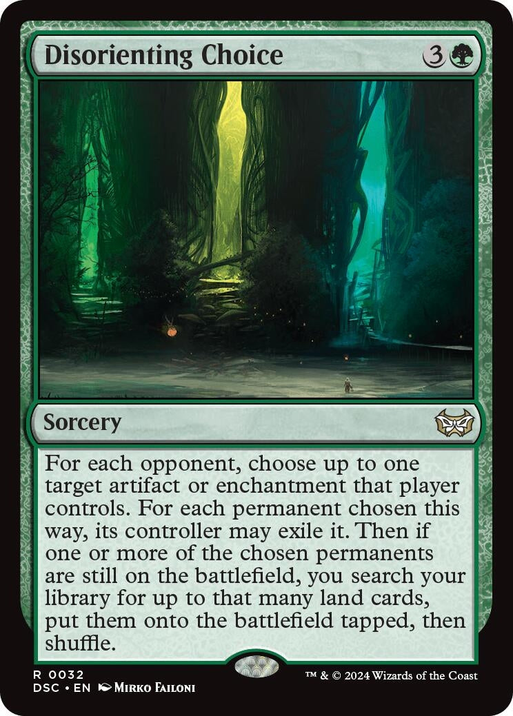 Disorienting Choice (32) (DSC)