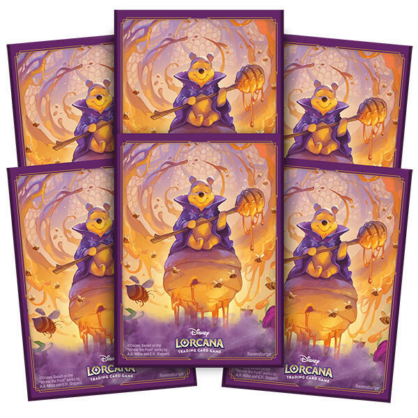 Disney Lorcana Card Sleeves - Winnie the Pooh - Hunny Wizard (65-Pack) - Ravensburger Card Sleeves (RCS)
