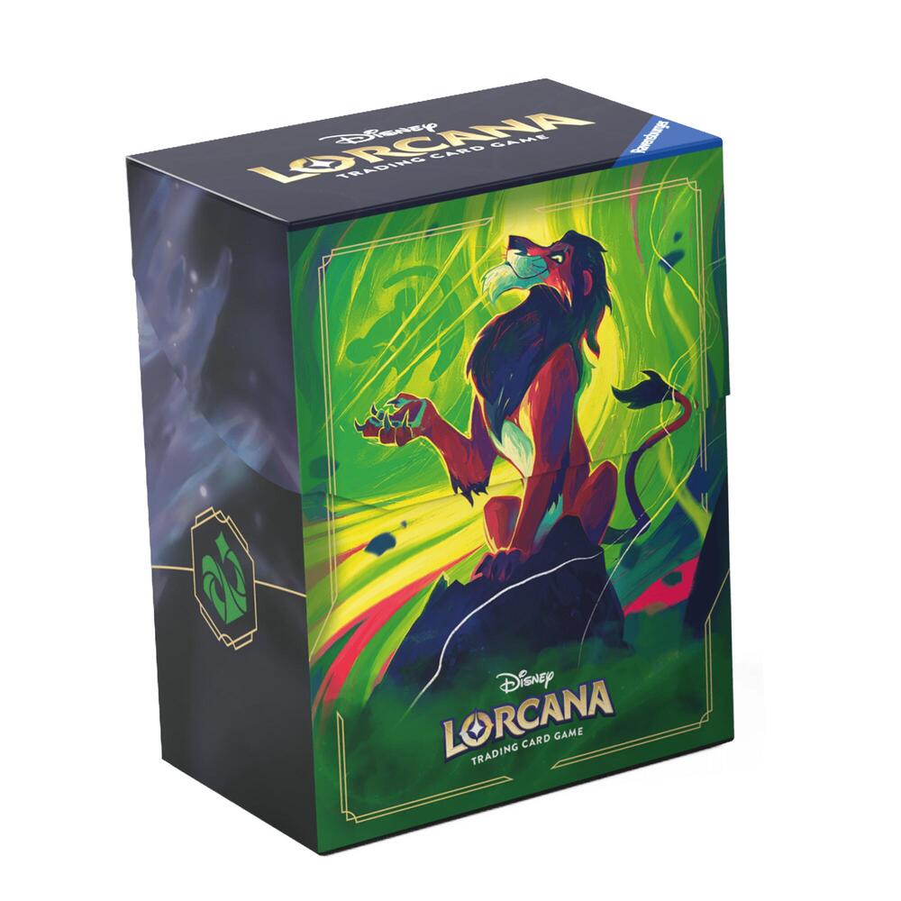 Disney Lorcana Deck Box - Scar - Vengeful Lion - Ravensburger Deck Boxes (RDB)