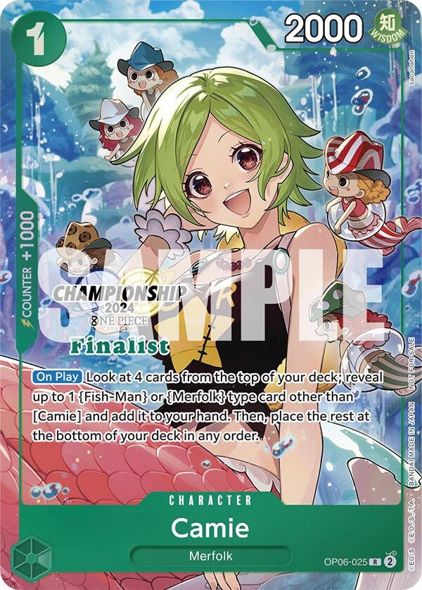 Camie (Championship 2024 Finalist Card Set) (OP06-025) (OP-PR)