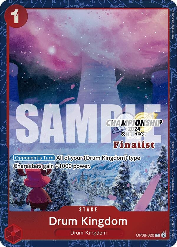 Drum Kingdom (Championship 2024 Finalist Card Set) (OP08-020) (OP-PR)