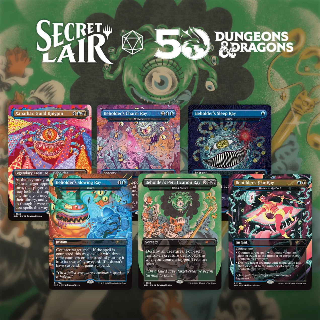 Secret Lair Drop: Secret Lair x Dungeons & Dragons: Death is in the Eyes of the Beholder I - Non-Foil Edition