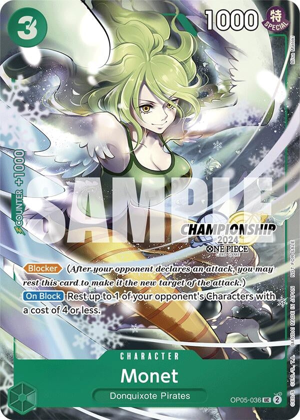 Image for Monet (CS 2024 Event Pack Finalist) (OP05-036) (OP-PR) - One Piece Card Game