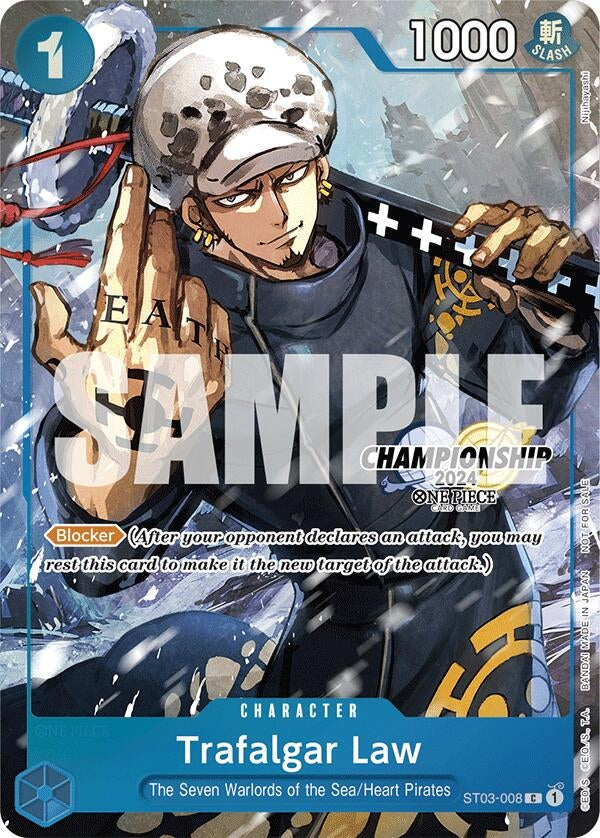 Trafalgar Law - ST03-008 (CS 2024 Event Pack Finalist) (ST03-008) (OP-PR)