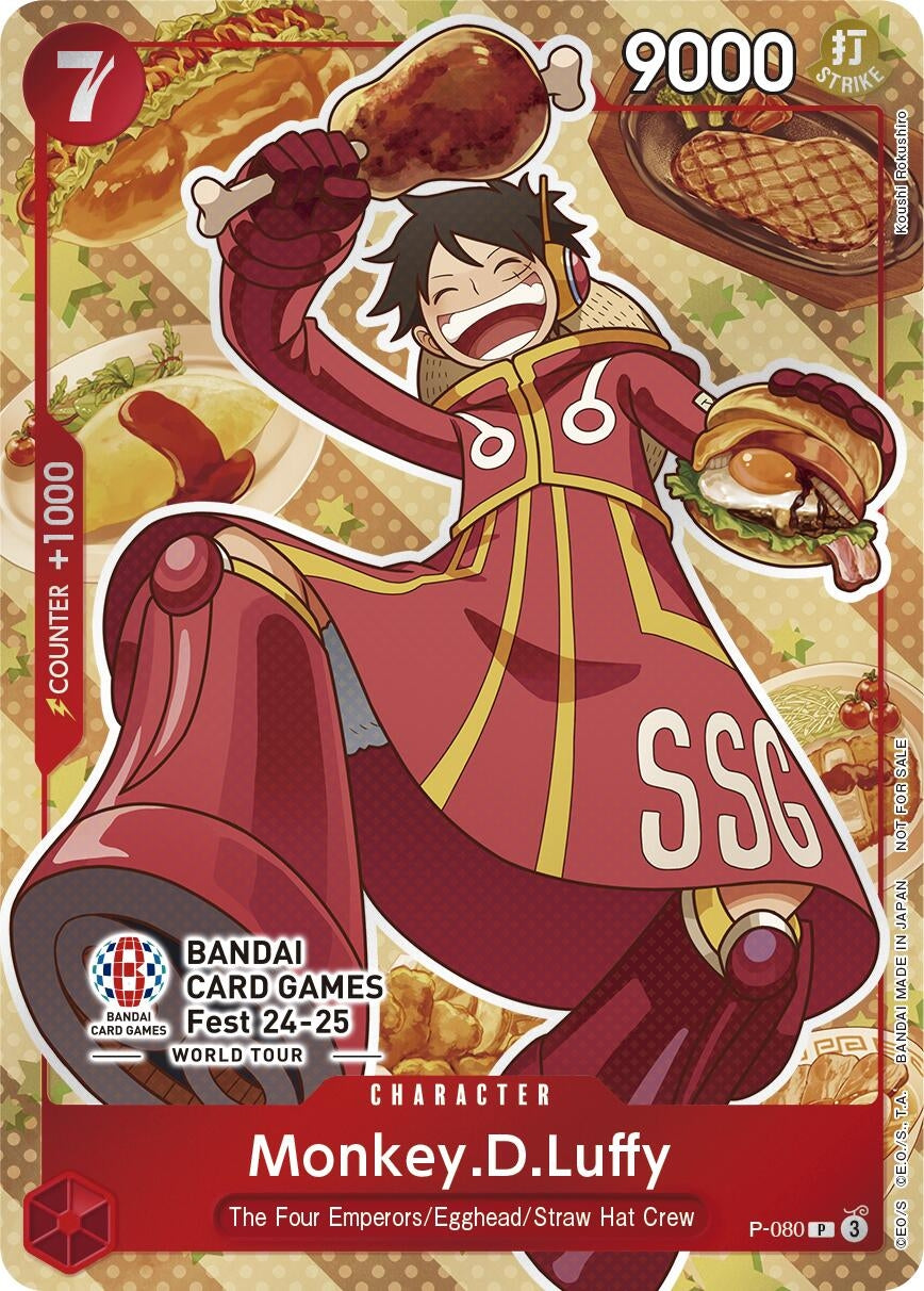 Monkey.D.Luffy (Bandai Card Games Fest 24-25) (P-080) (OP-PR)
