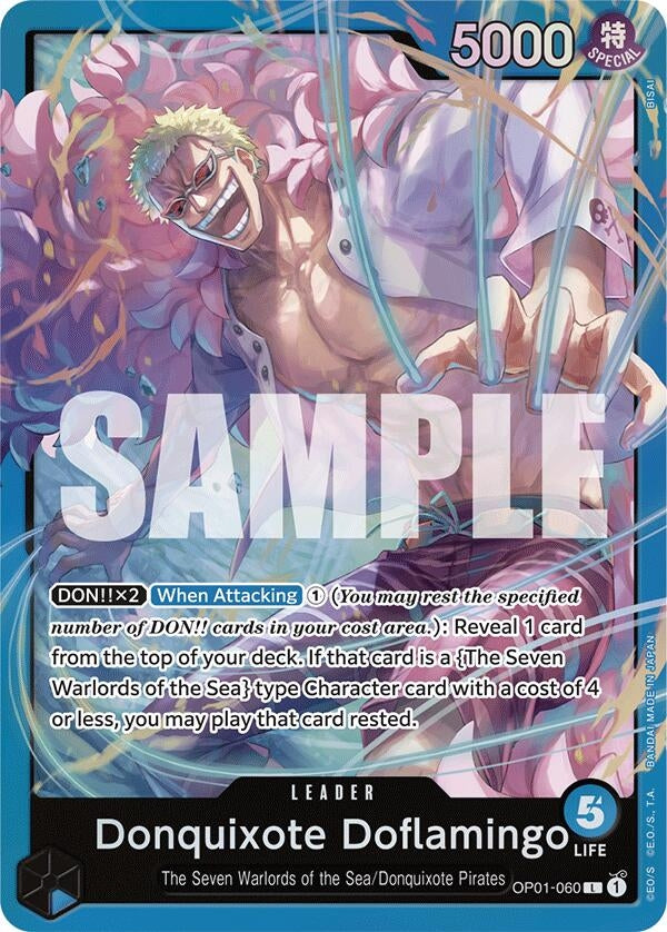Image for Donquixote Doflamingo (OP01-060) (OP01-060) (ST-17) - One Piece Card Game