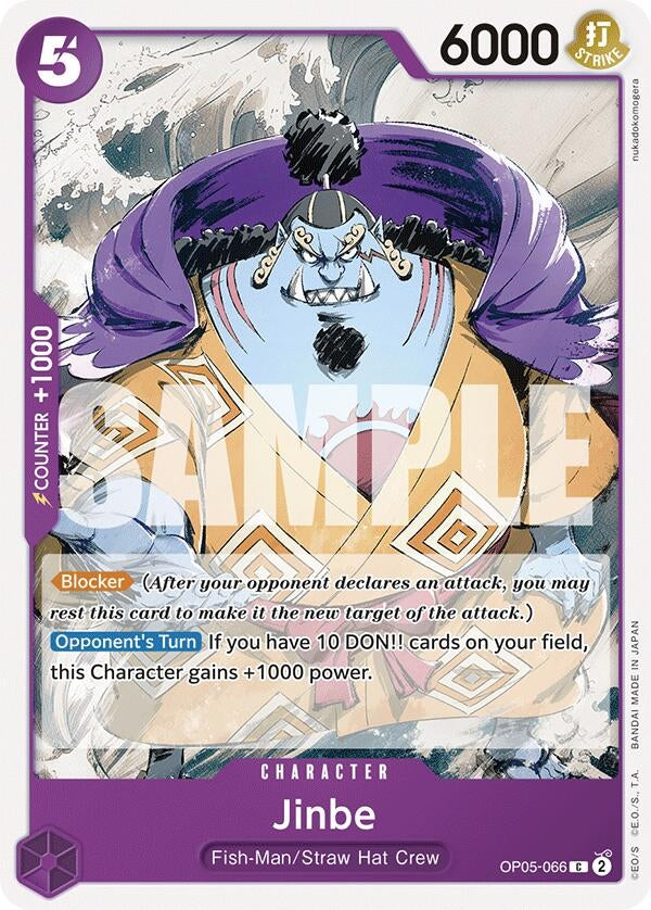 Image for Jinbe (OP05-066) (ST-18) - One Piece Card Game