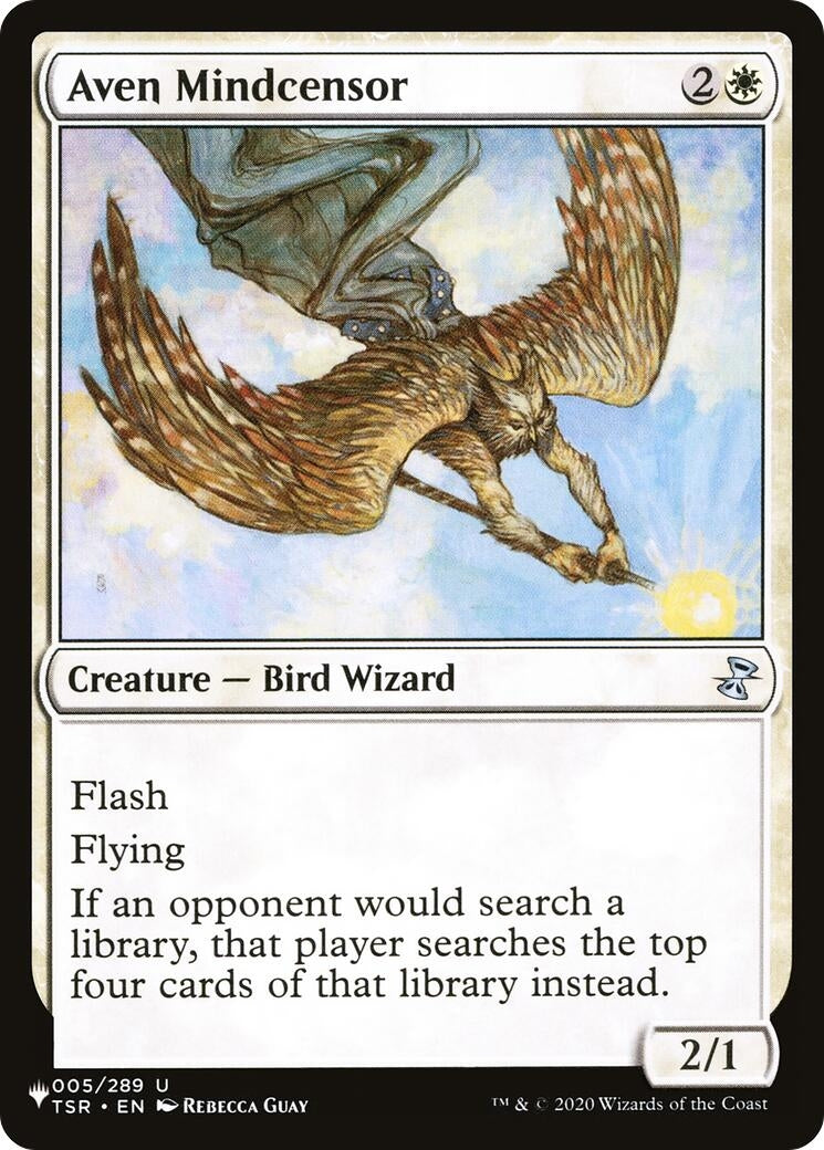 Image for Aven Mindcensor (005/289) (LIST) - Magic: The Gathering