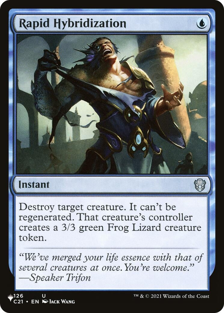 Rapid Hybridization (C21) (126/081) (LIST)
