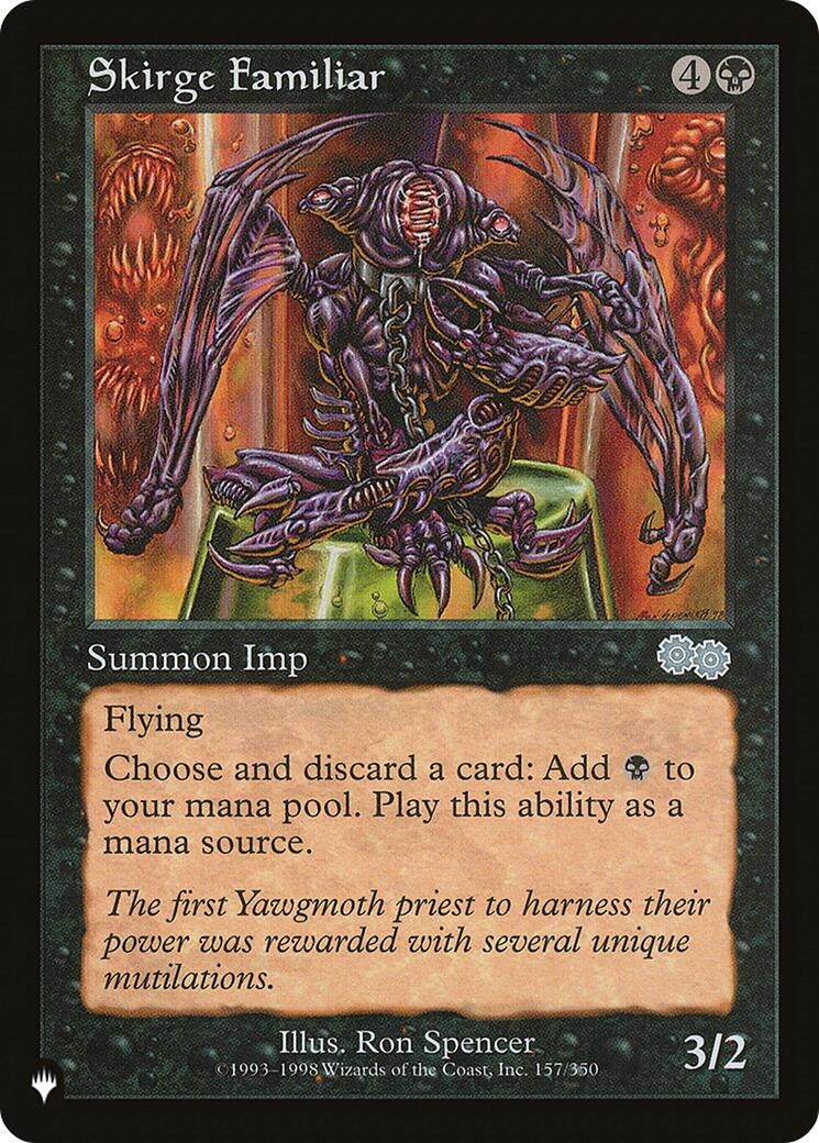 Image for Skirge Familiar (157/350) (LIST) - Magic: The Gathering