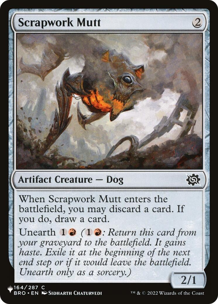 Image for Scrapwork Mutt (164/012) (LIST) - Magic: The Gathering