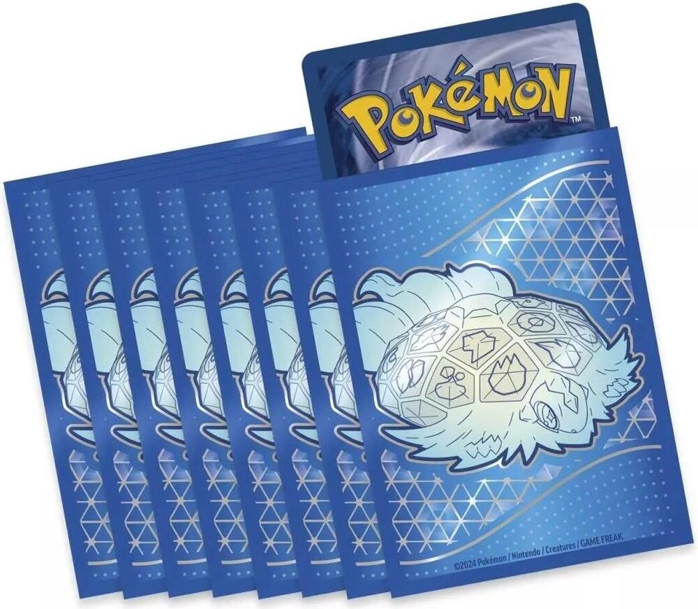 Pokemon TCG: Stellar Crown Pokemon Center Elite Trainer Box Card Sleeves - Terapagos (65-Pack) - Pokemon International Card Sleeves