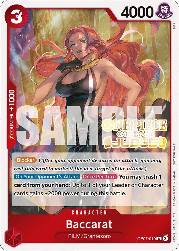Baccarat (Judge Pack Vol. 4) (OP07-010) (OP-PR)