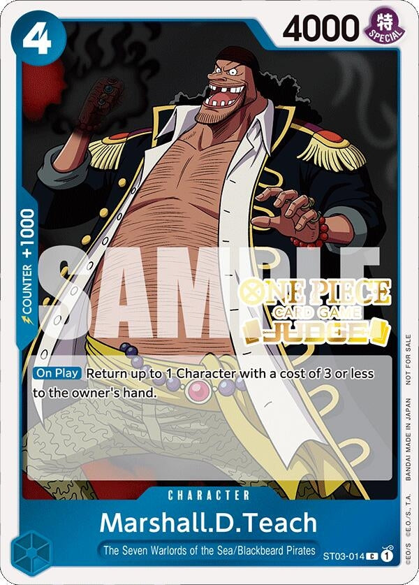 Marshall.D.Teach (Judge Pack Vol. 4) (ST03-014) (OP-PR)
